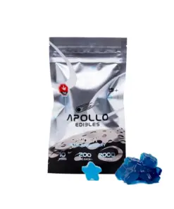 Apollo - Shooting Star Gummies (2000mg) - Blue Raspberry (Indica)
