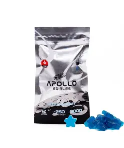 Apollo - Shooting Star Gummies (3000mg) - Blue Raspberry (Indica)