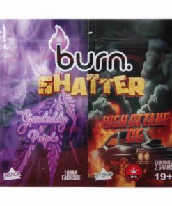 Burn Shatter 2 Grams - Granddaddy Purple + High Octane OG