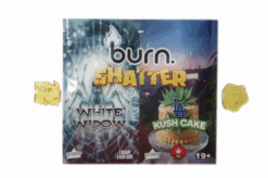 Burn Shatter 2 Grams - White Widow + LA Kush Cake