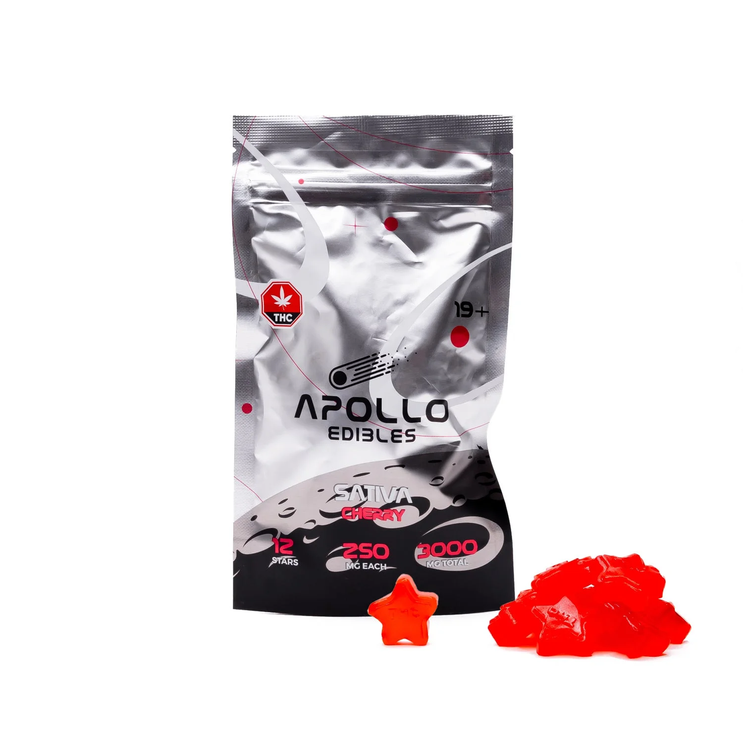 Apollo - Shooting Star Gummies (3000mg) - Cherry (Sativa)