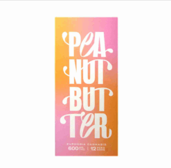 Euphoria Cannabis THC Chocolate 600mg - Peanut Butter