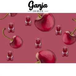 Alternative view of Ganja Bears (150mg THC) - Black Cherry
