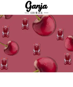 Alternative view of Ganja Bears (150mg THC) - Black Cherry