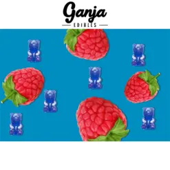 Alternative view of Ganja Bears (150mg THC) - Blue Raspberry