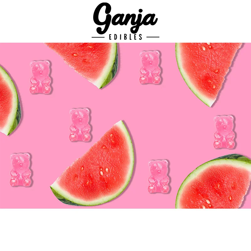 Ganja Bears (150mg THC) - Watermelon - Image 2