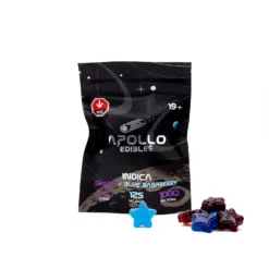 Apollo - Shooting Star Gummies (1000mg) - Grape / Blue Raspberry (Indica)