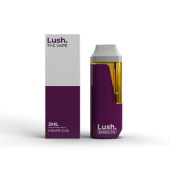 Lush - Discreet THC Disposable Vape (2 Grams) - Grape Gas (Indica)