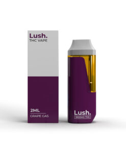 Lush - Discreet THC Disposable Vape (2 Grams) - Grape Gas (Indica)