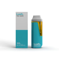 Lush - Discreet THC Disposable Vape (2 Grams) - Blue Mojito (Hybrid)