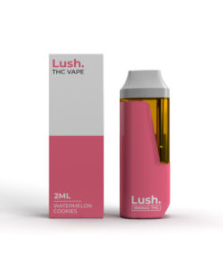 Lush - Discreet THC Disposable Vape (2 Grams) - Watermelon Cookies (Hybrid)