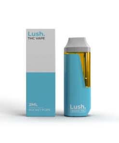 Lush - Discreet THC Disposable Vape (2 Grams) - Rocket Pops (Hybrid)