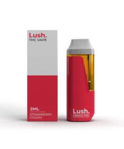 Lush - Discreet THC Disposable Vape (2 Grams) - Strawberry Cough (Sativa)