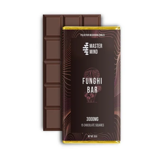 Mastermind - Funghi Chocolate Bar (3000mg) - Milk Chocolate