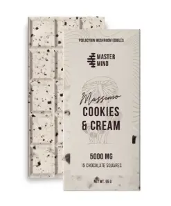 Mastermind - Funghi Chocolate Bar (5000mg) - Cookies & Cream