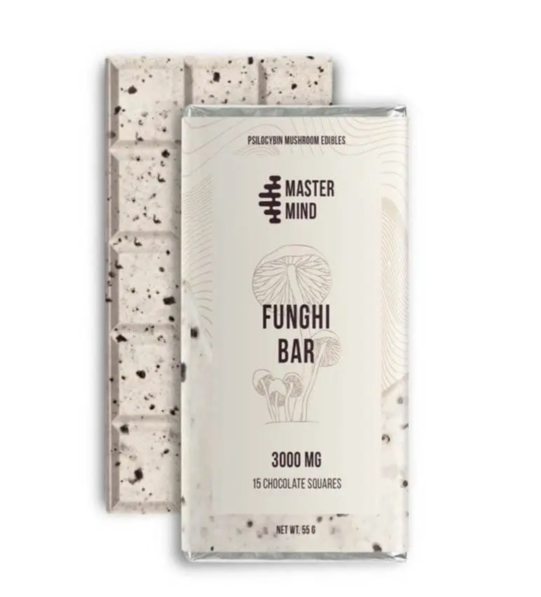 Mastermind - Funghi Chocolate Bar (3000mg) - Cookies & Cream