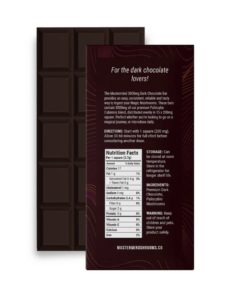 Alternative view of Mastermind - Funghi Chocolate Bar (3000mg) - Dark Chocolate