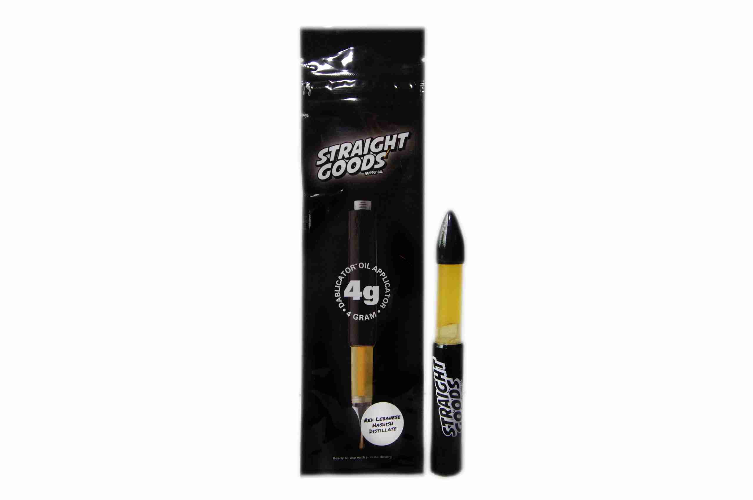 Straight Goods 4g Dablicators - Red Lebanese Hashish Distillate