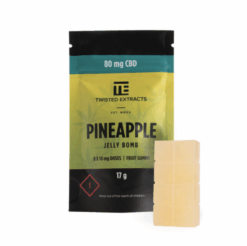 Twisted Extracts - Jelly Bombs 80mg - Pineapple (CBD)