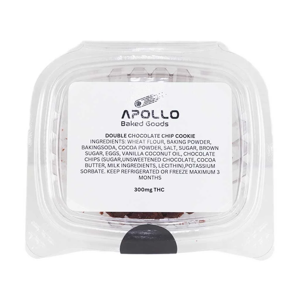 Apollo Edibles - Double Chocolate Chip Cookies (300mg) - Image 2