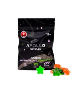 Apollo - Shooting Star Gummies (1000mg) - Watermelon / Green Apple (Sativa)