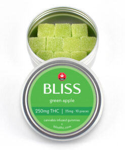 Bliss - THC Gummies (250mg) - Green Apple