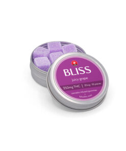 Alternative view of Bliss - THC Gummies (250mg) - Juicy Grape