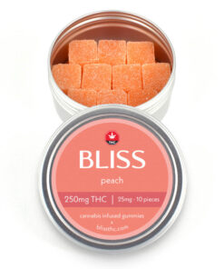 Bliss - THC Gummies (250mg) - Peach