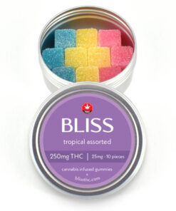 Bliss - THC Gummies (250mg) - Tropical Assorted
