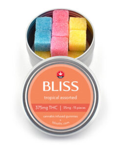 Bliss - THC Gummies (375mg) - Tropical Assorted