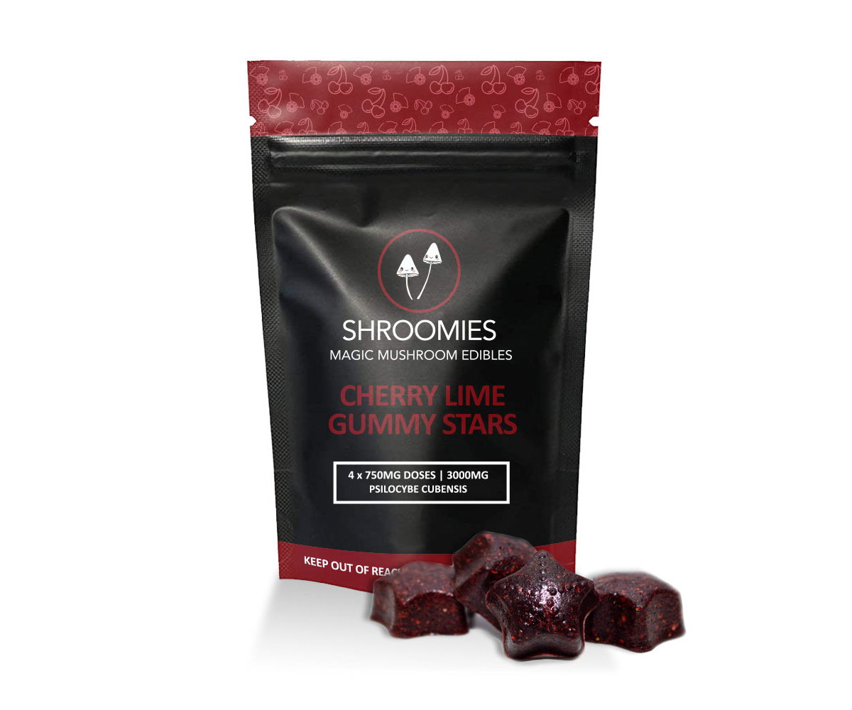 Shroomies Gummies - Cherry Lime Stars (3000mg)