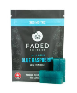 Faded Jelly Blocks - Blue Raspberry (360mg)