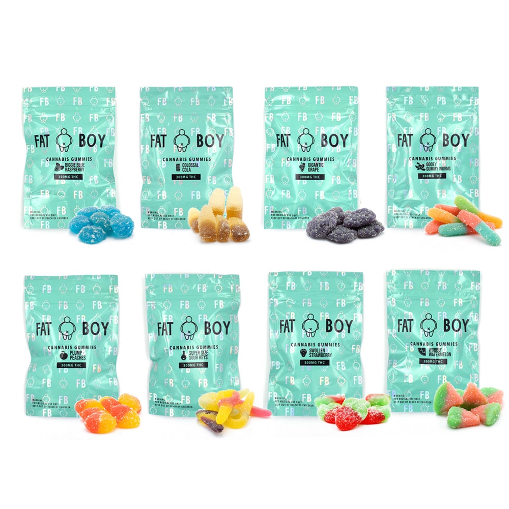 Fat Boy Edibles - Biggie Blue Raspberry