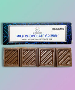 Shroomies Chocolates - Milk Chocolate Crunch (3000mg)