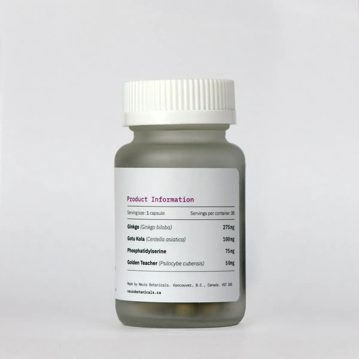 Neuro Botanicals Capsules (Microdose Vegan Caps) - Focus - Image 3