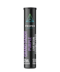 Proper Extracts - Live Resin Carts 2ml - Grand Daddy Purple