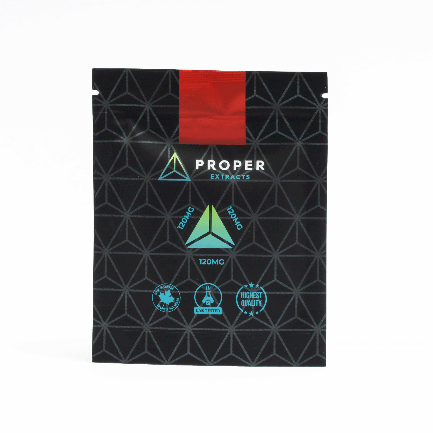 Proper Extracts - 1080mg THC Gummies - Cherry (Indica) - Image 4