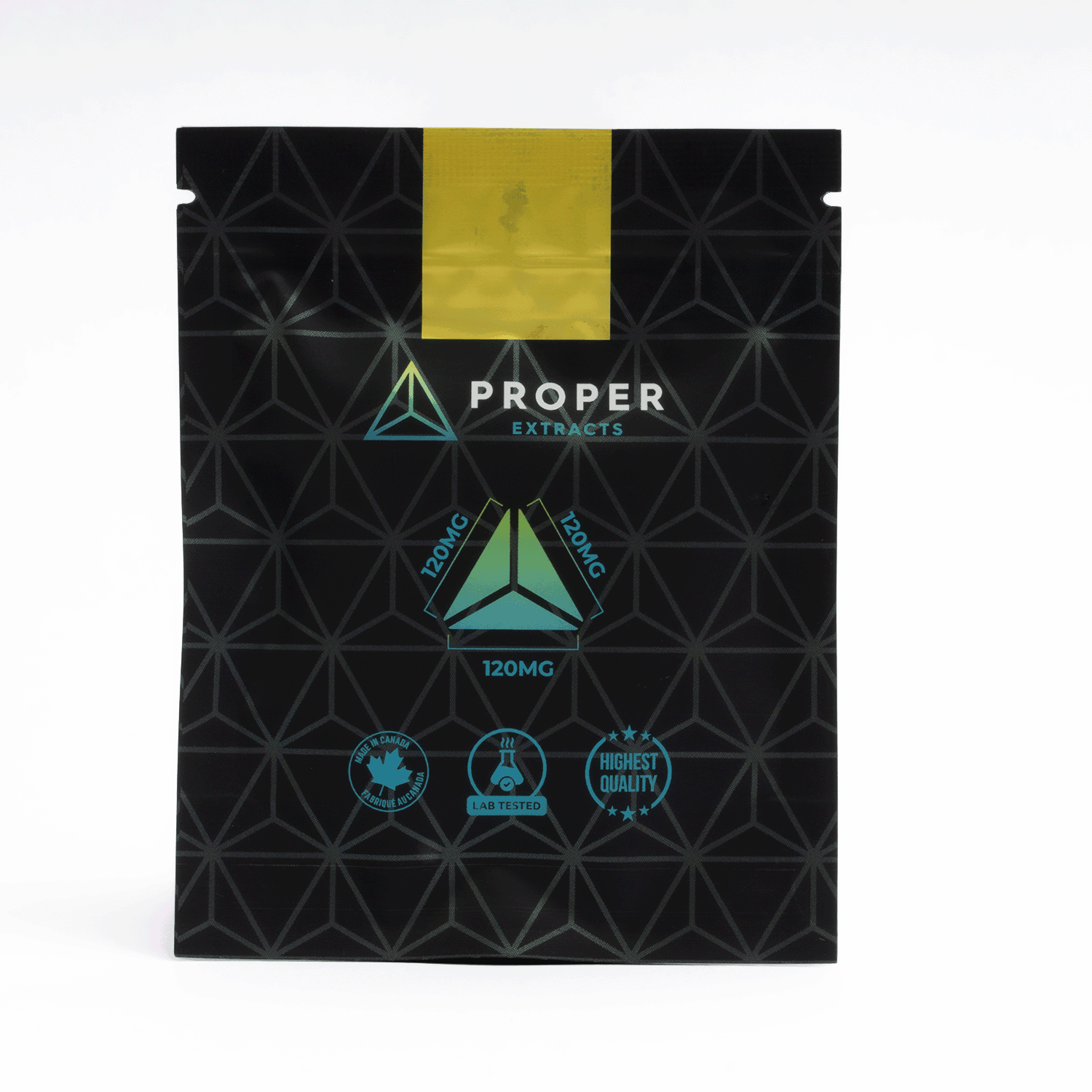 Proper Extracts - 1080mg THC Gummies - Lemon (Sativa) - Image 4