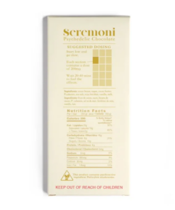 Alternative view of Seremoni Psilocybin Chocolate Bar (3000mg) - Sea Salt