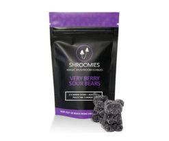 Shroomies Gummies - Very Berry Sour Bears (1000mg)