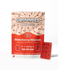 Grounded High Dose Bricks - Strawberry Hibiscus 1000mg