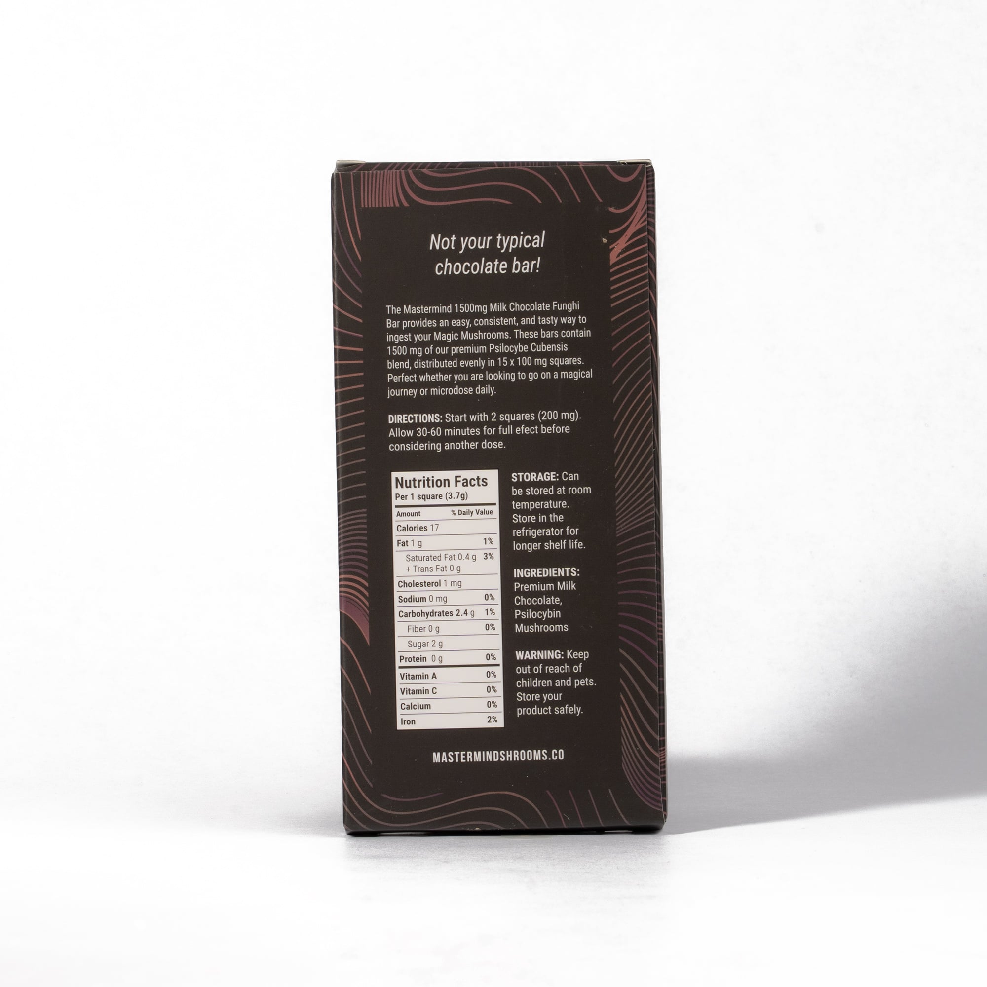 Mastermind - Funghi Chocolate Bar (1500mg) - Milk Chocolate - Image 2