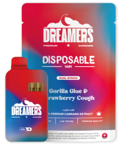 Alternative view of Dreamers 6g Dual Vapes - Gorilla Glue + Strawberry Cough