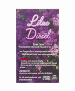 Alternative view of Burn Disposable Vape (2g) - Lilac Diesel (Sativa)