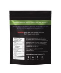 Alternative view of Twisted Extracts - Singles 1200mg - Watermelon (Sativa)