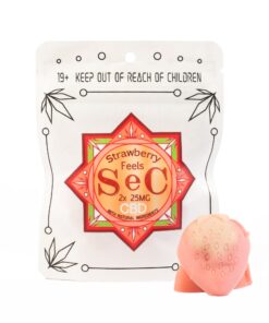 SeC CBD Gummies - Strawberry Feels (2x25mg)