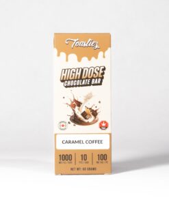 Toastiez High Dose THC Chocolate Bar - Caramel Coffee 1000mg