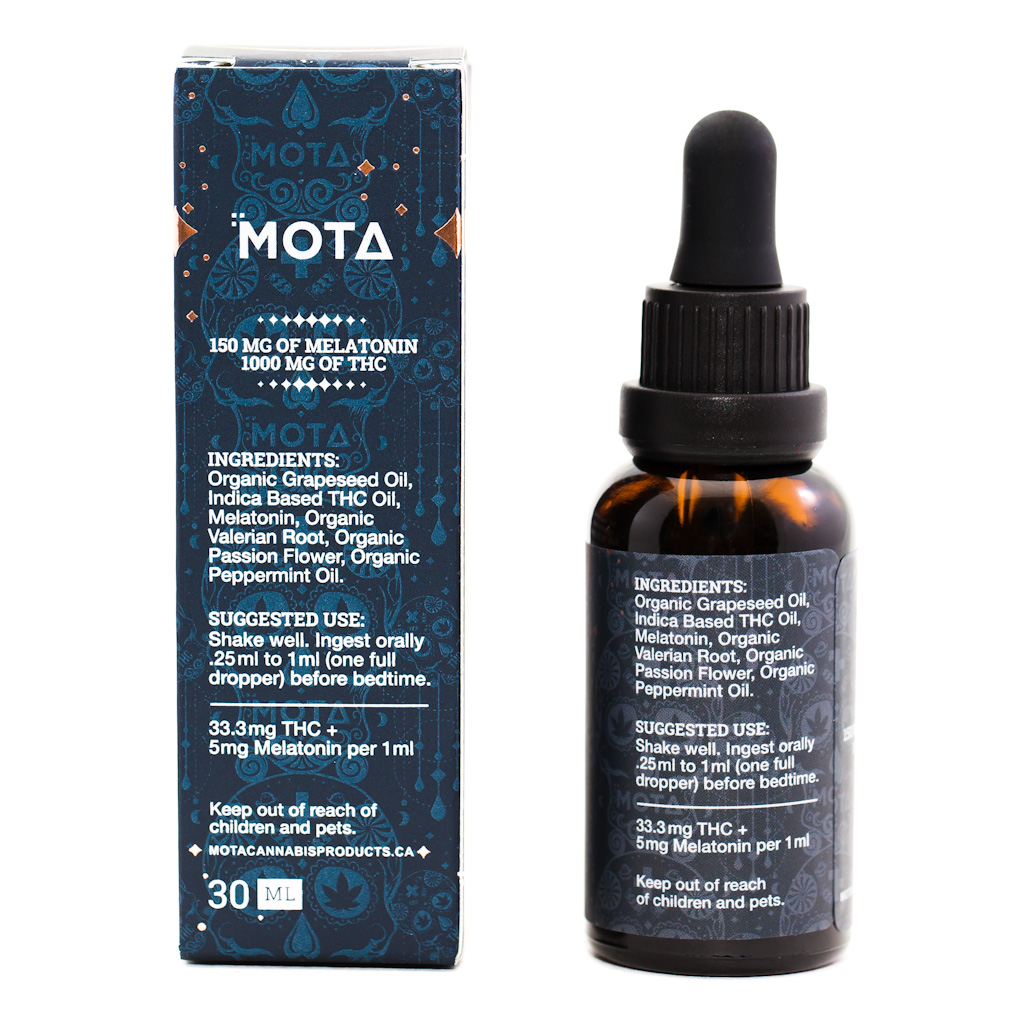 Mota Tincture - THC Sleep 1000mg - Image 2